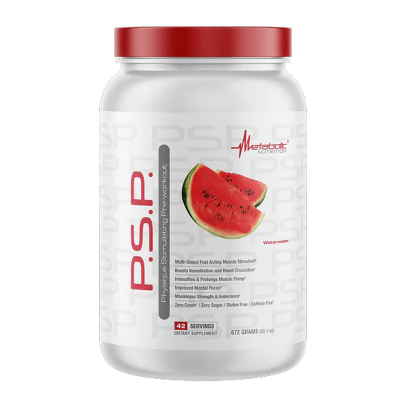 Metabolic Nutrition P.S.P Physique Stimulating Pre-workout 672g - Watermelon