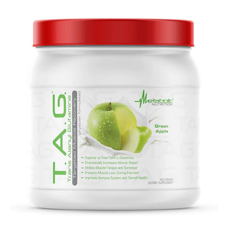 Metabolic Nutrition T.A.G Trans Alanyl Glutamine 400g - Green Apple Best Price in UAE
