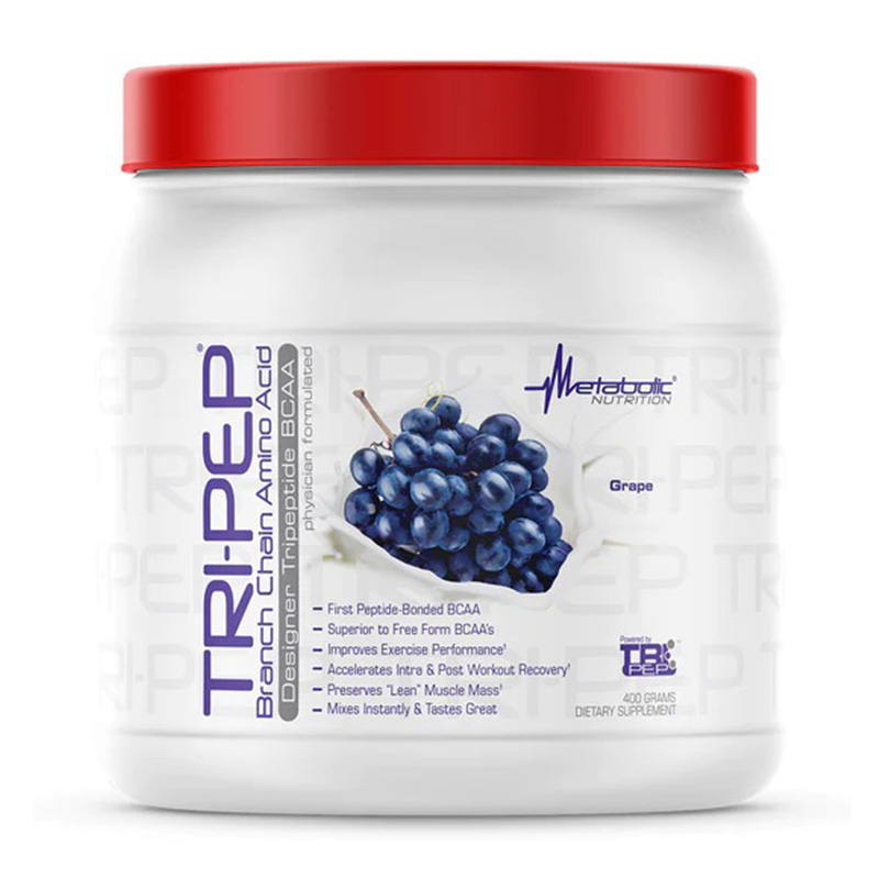 Metabolic Nutrition TRI-PEP Branch Chain Amino Acid 400g - Grape