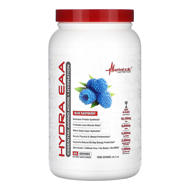 Metabollic Nutrition Hydra EAA 1 kg 40 Servings - Blue Raspberry