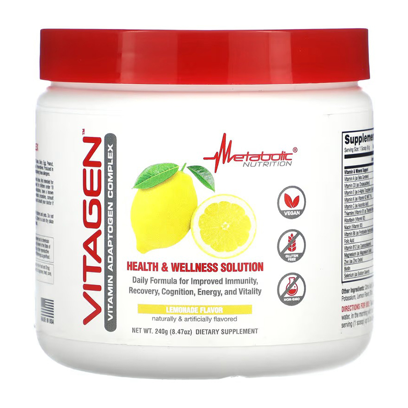 Metabollic Nutrition Vitagen 240 G - Lemonade