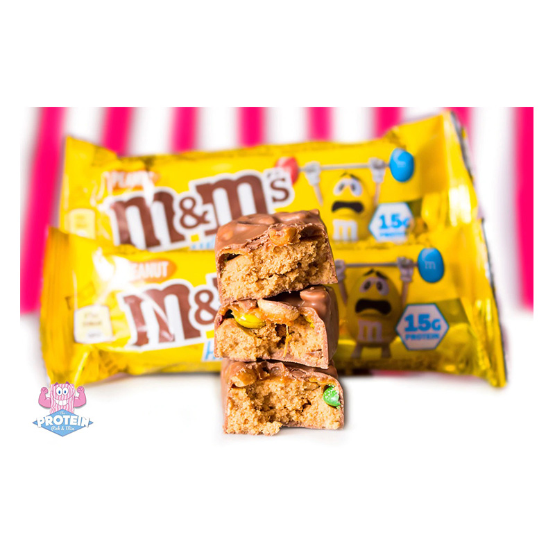 M&M Peanut Hi Protein Bar 15 g 1x12 Best Price in Dubai