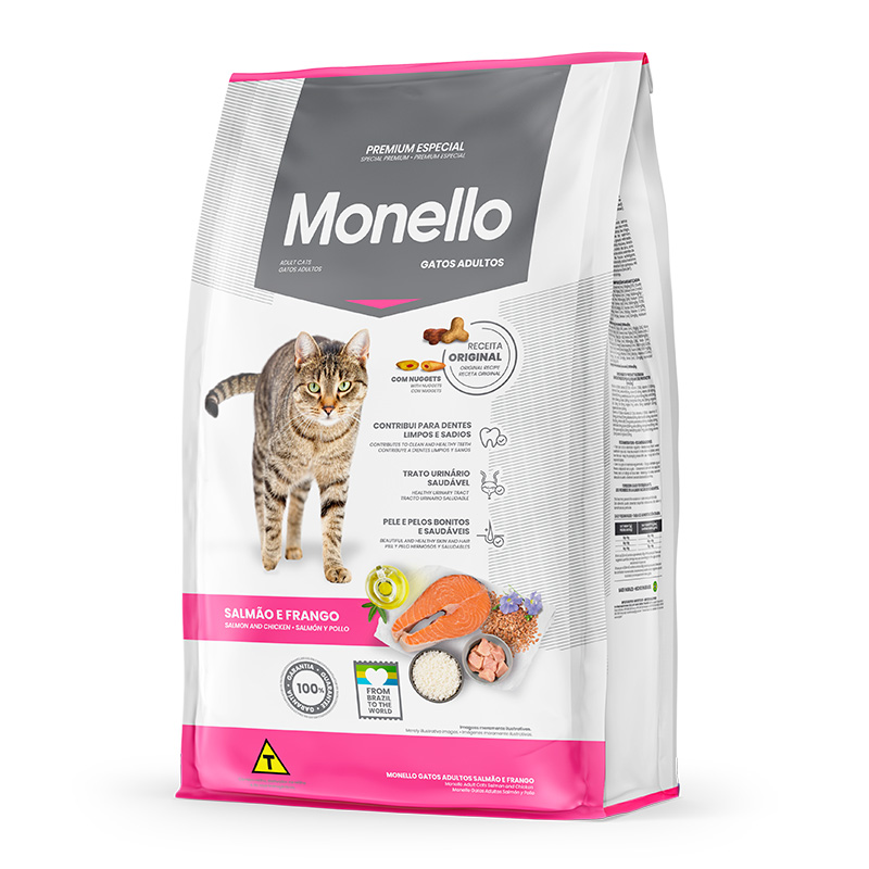 Monello Adult Cat Mix Salmon and Chicken Flavor 1 Kg