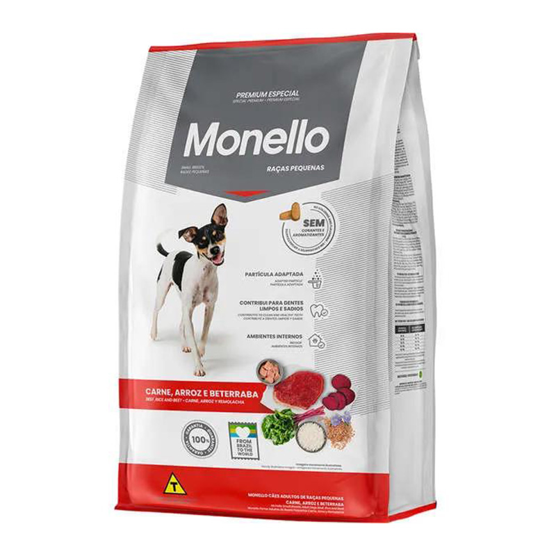 Monello Small Breed Dog Beef,Rice & Beet Flavor 15kg