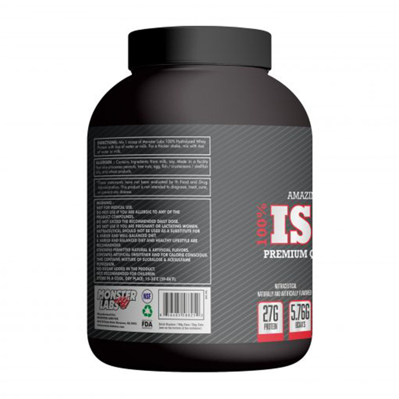 Monster Labs 100% Isolate 5 lbs - Rich Chocolate Best Price in Dubai