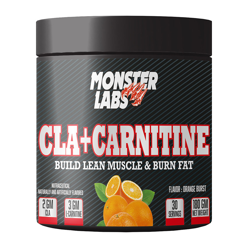 Monster Labs CLA+Carnitine 30 Servings - Orange Burst