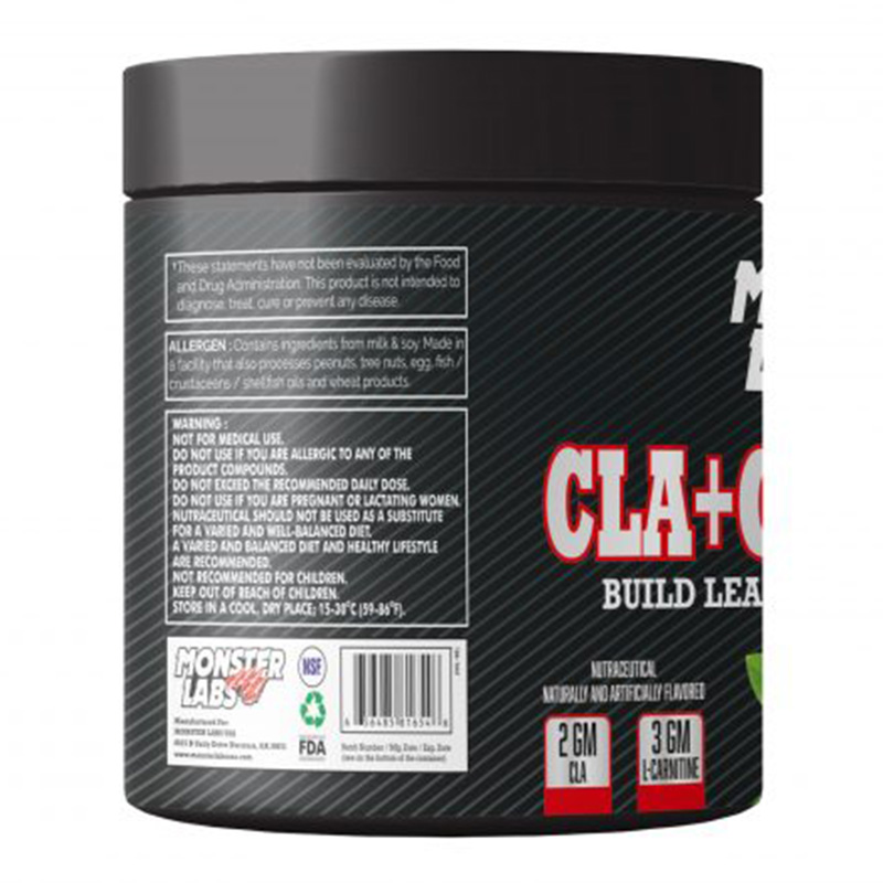 Monster Labs CLA+Carnitine 30 Servings - Strawberry Mango Best Price in Dubai