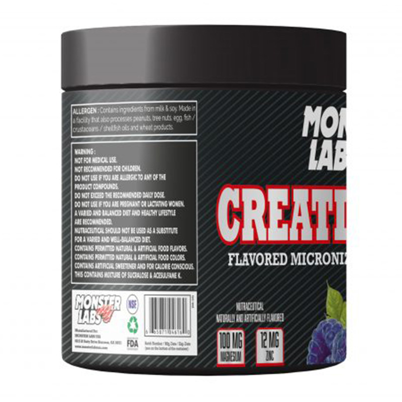 Monster Labs Creatine Plus 67 Servings - Blue Raspberry Best Price in Dubai