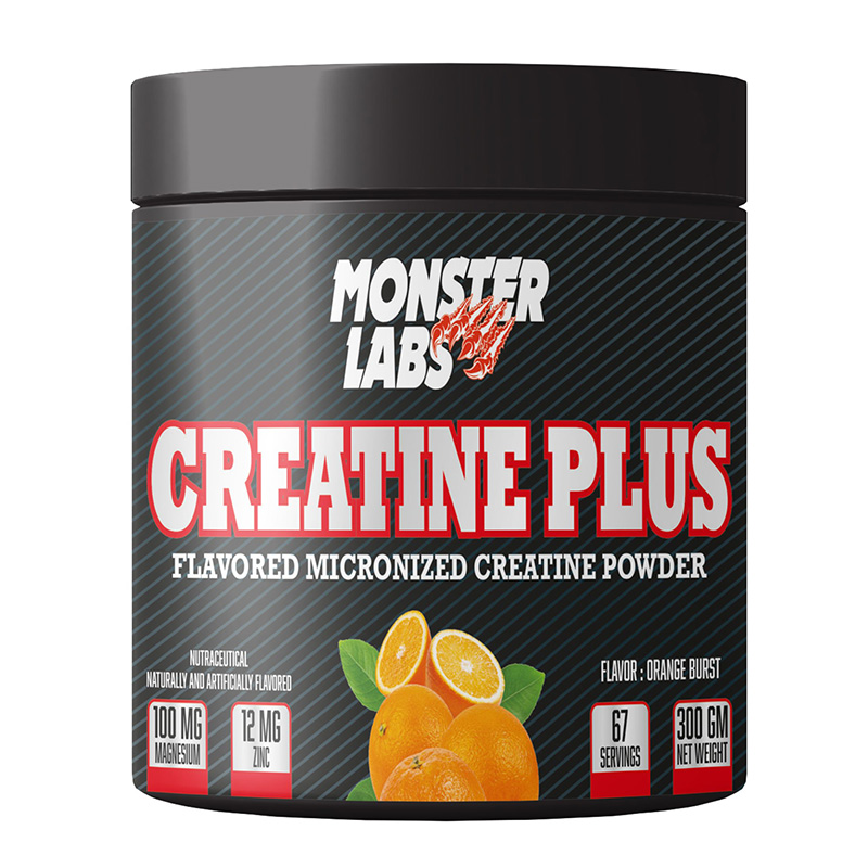 Monster Labs Creatine Plus 67 Servings - Orange Burst