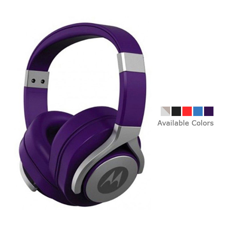 Motorola Moto Pulse Max Over-Ear Wired Sports Headphone Purple