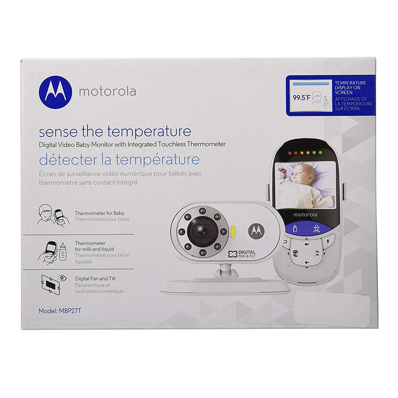 Motorola 2.4 Inch Digital Video Monitor with Touchless Thermometer - MBP27T Best Price in UAE