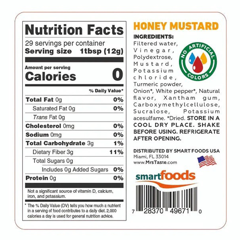 Mrs Taste Honey Mustard 350 G Best Price in Dubai