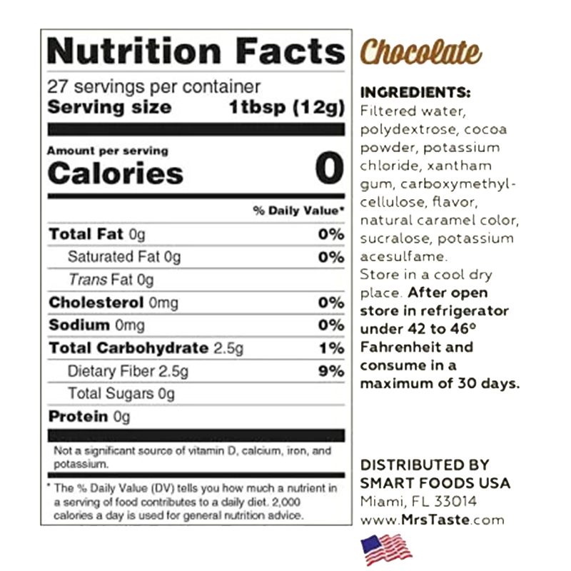 Mrs Taste Red Line Syrup 335 G Chocolate Best Price in Abu Dhabi