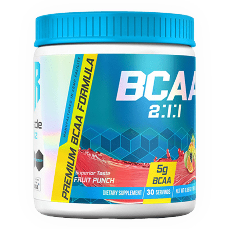 Muscle Rulz BCAA Fruit Punch - 30 Servings