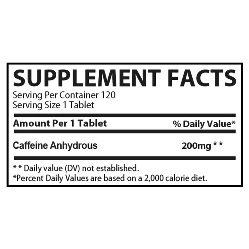 Muscle Rulz Caffiene 200Mg 120 Tabs Best Price in Abudhabi