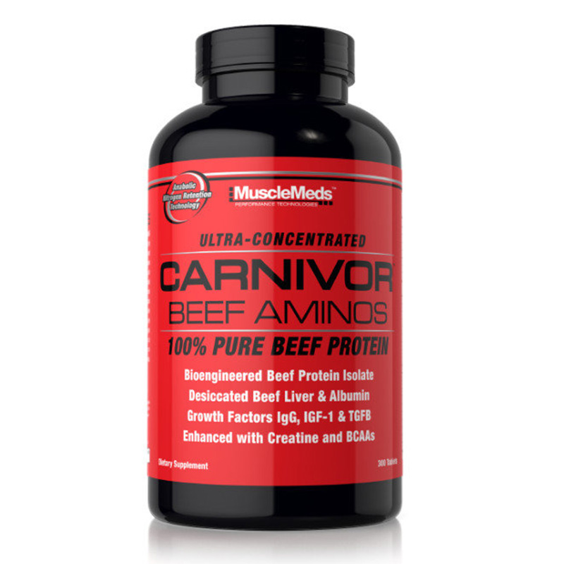 MuscleMeds Carnivor Beef Amino 300 Tabs