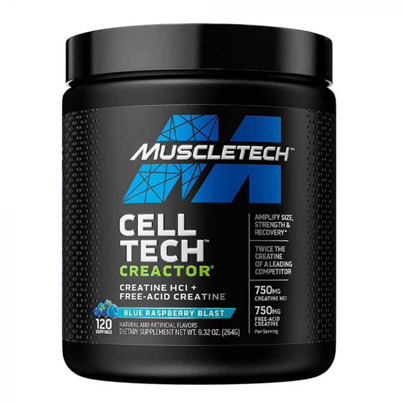 Muscletech CellTech Creactor 120 Servings - Blue Raspberry Blast Best Price in UAE