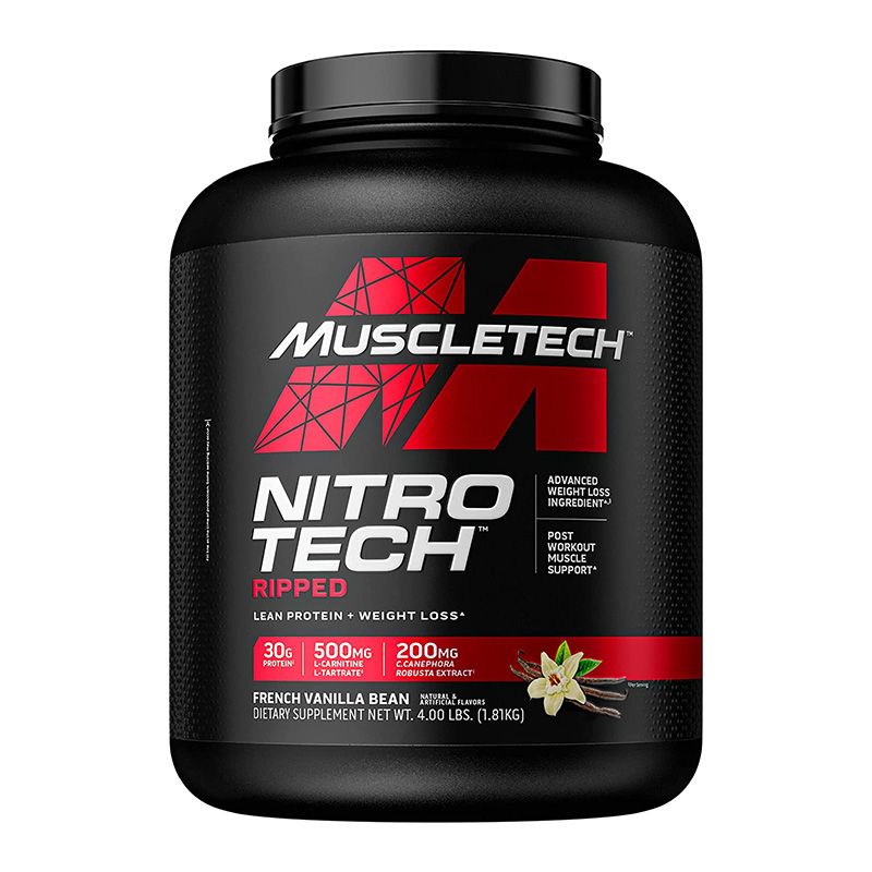 Muscletech Nitro Tech Ripped 4 lbs - French Vanilla Bean