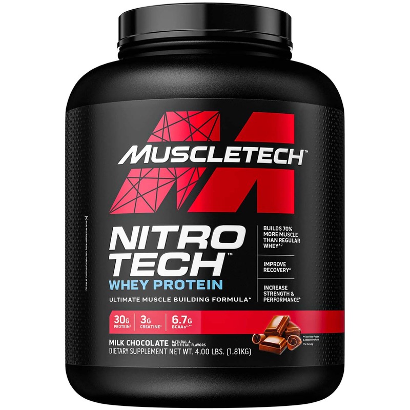 MuscleTech Nitro-Tech Whey Protein 4lbs - Milk Chocolate