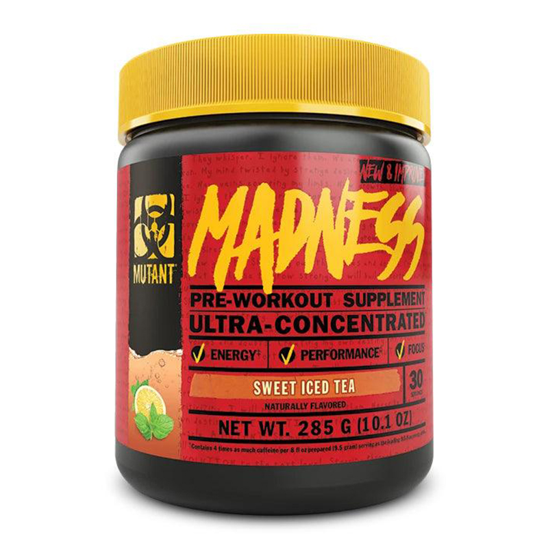 Mutant Madness Pre-Workout Intense Energy 30 Serving - Sweet Iced Tea