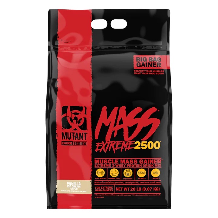 Mutant Mass Extreme 2500 9.7 Kg - Vanilla Ice Cream