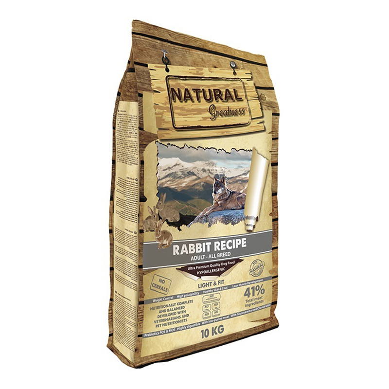 Natural Greatness Rabbit Recipe Light & Fit Adult All Breed 10 Kg