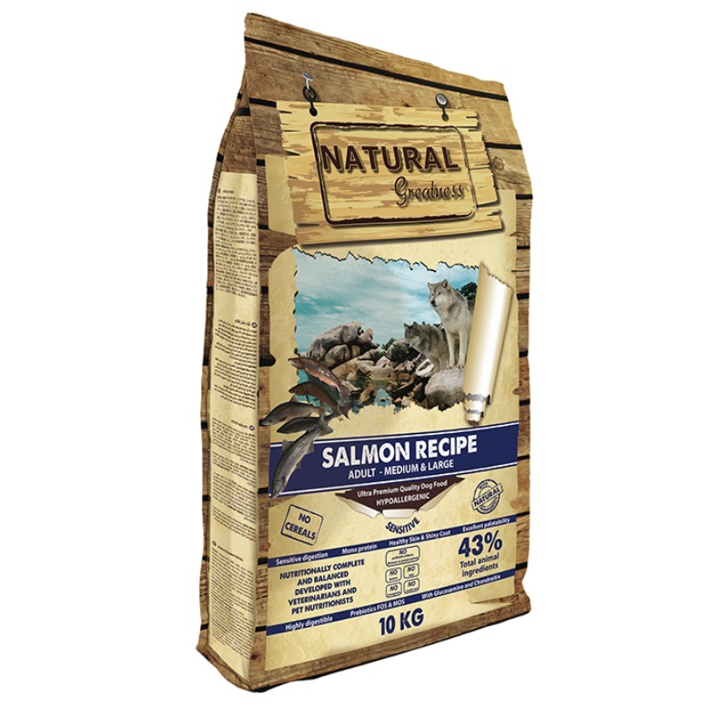 Natural Greatness Salmon Recipe Adult-Medium & Large 10 Kg