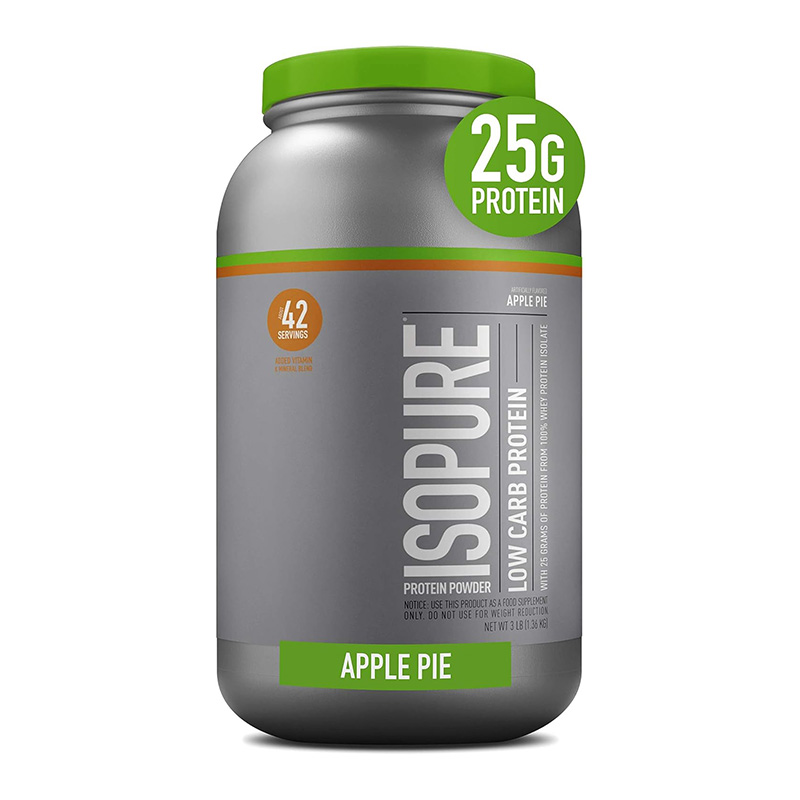 Natures Best ISOPure Low Carb Protein 3 lb - Apple Pie