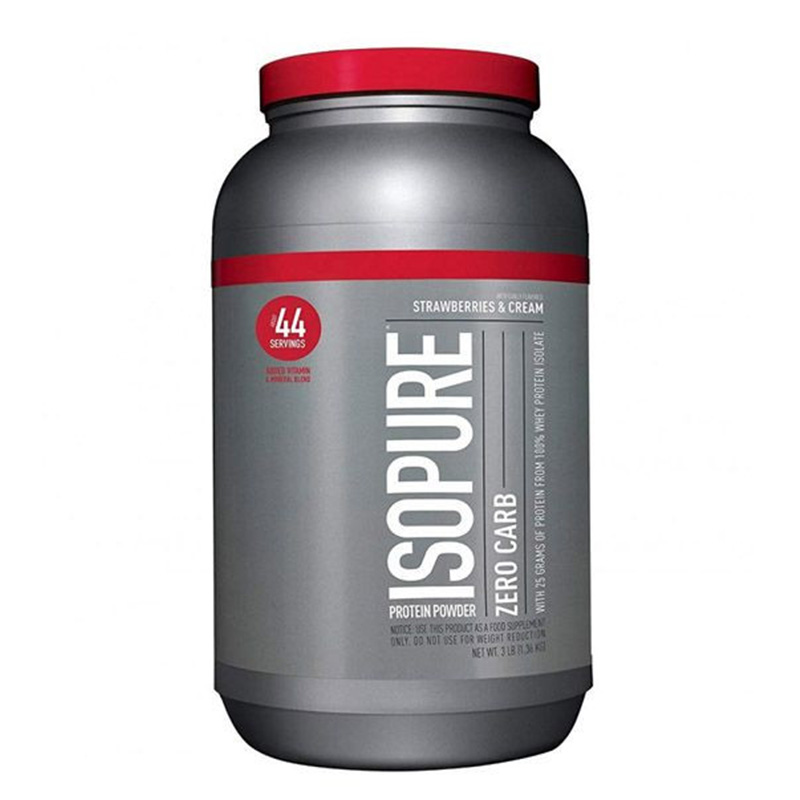 Natures Best ISOPure Zero Carb Protein 3 lb - Strawberry