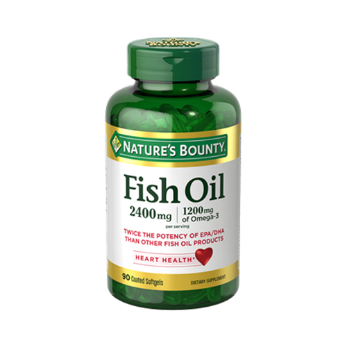 Natures Bounty Fish Oil - 2400mg (Odor less) (90 Tabs)
