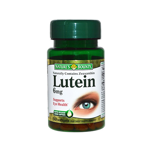 Natures Bounty Lutein S/G 6 mg (50 Tabs) Best Price in UAE