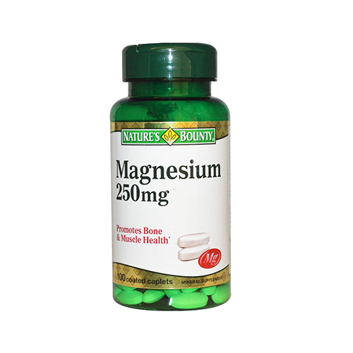 Natures Bounty Magnesium Oxide - 250mg (100 Tabs)