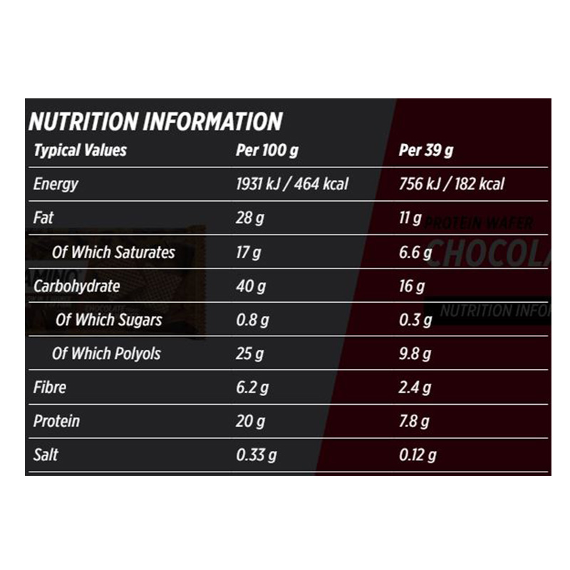 Nutramino Crispy Protein Waffer 1x12 - Chocolate Best Price in Dubai