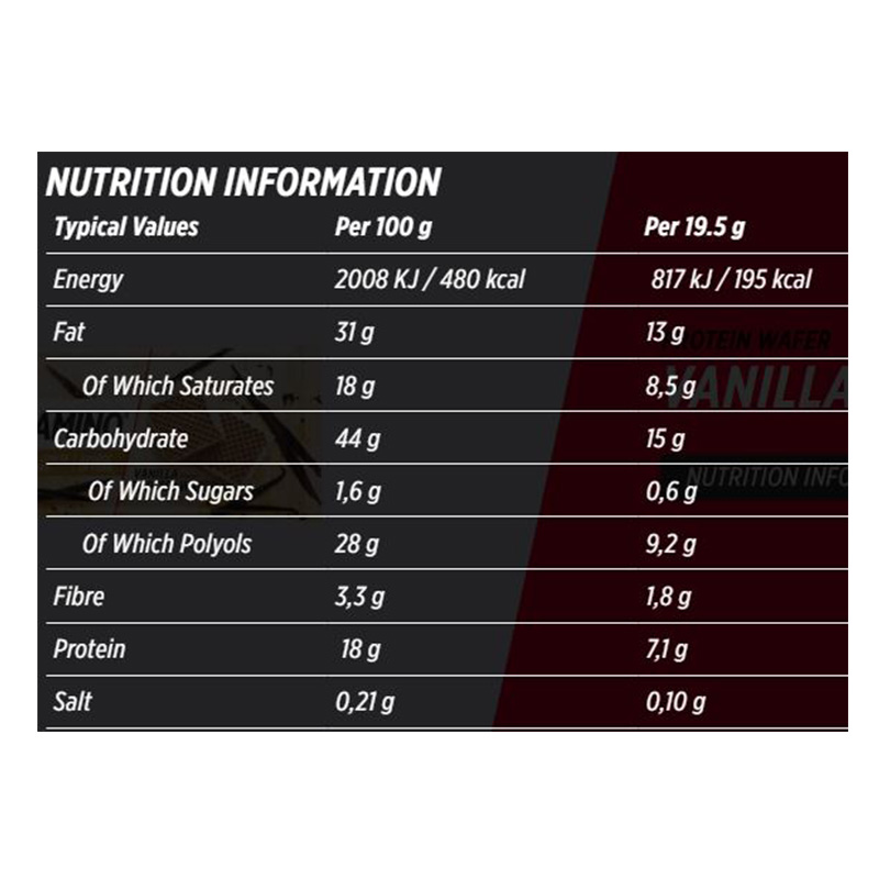 Nutramino Crispy Protein Waffer 1x12 - Hazelnut Best Price in Dubai