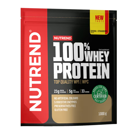 Nutrend 100% Whey Protein 1000 G - Banana N Strawberry Best Price in UAE