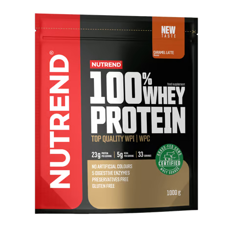 Nutrend 100% Whey Protein 1000 G - Caramel Latte