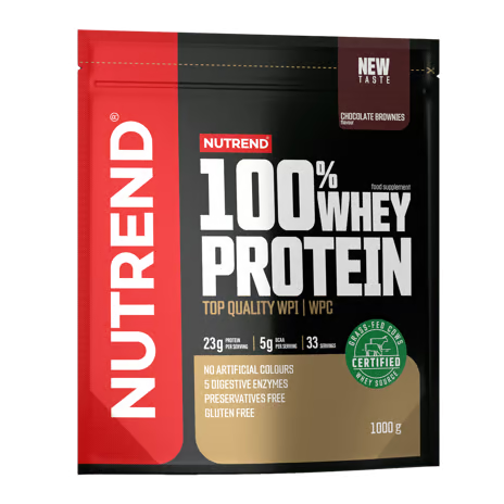 Nutrend 100% Whey Protein 1000 G - Chocolate Brownies