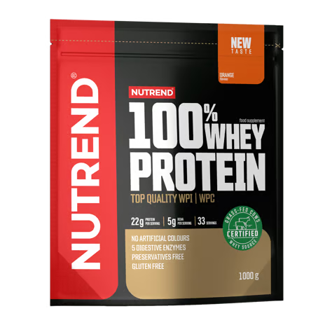 Nutrend 100% Whey Protein 1000 G - Orange