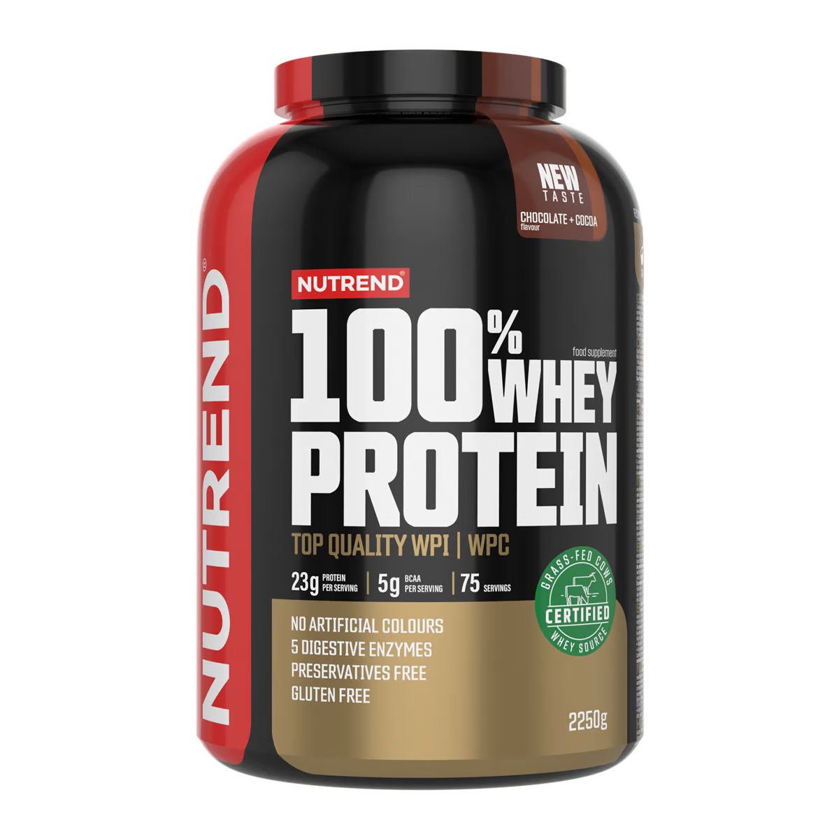 Nutrend 100% Whey Protein 2250 G - Chocolate N Cocoa Best Price in UAE