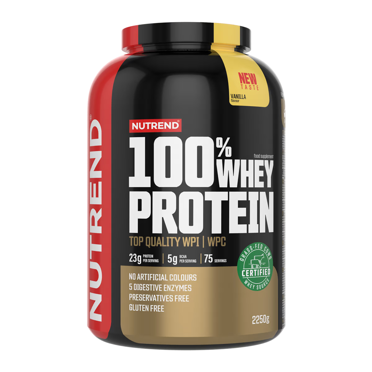 Nutrend 100% Whey Protein 2250 G - Vanilla