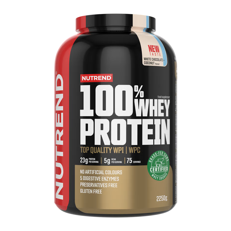 Nutrend 100% Whey Protein 2250 G - White Chocolate N Coconut