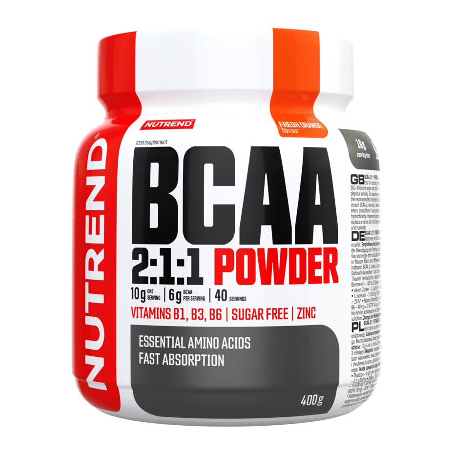 Nutrend BCAA 2:1:1 Powder 400 G - Fresh Orange