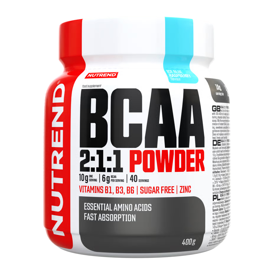 Nutrend BCAA 2:1:1 Powder 400 G - Ice Blue Raspberry