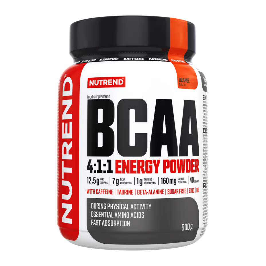 Nutrend BCAA 4:1:1 Energy Powder 500 G - Orange
