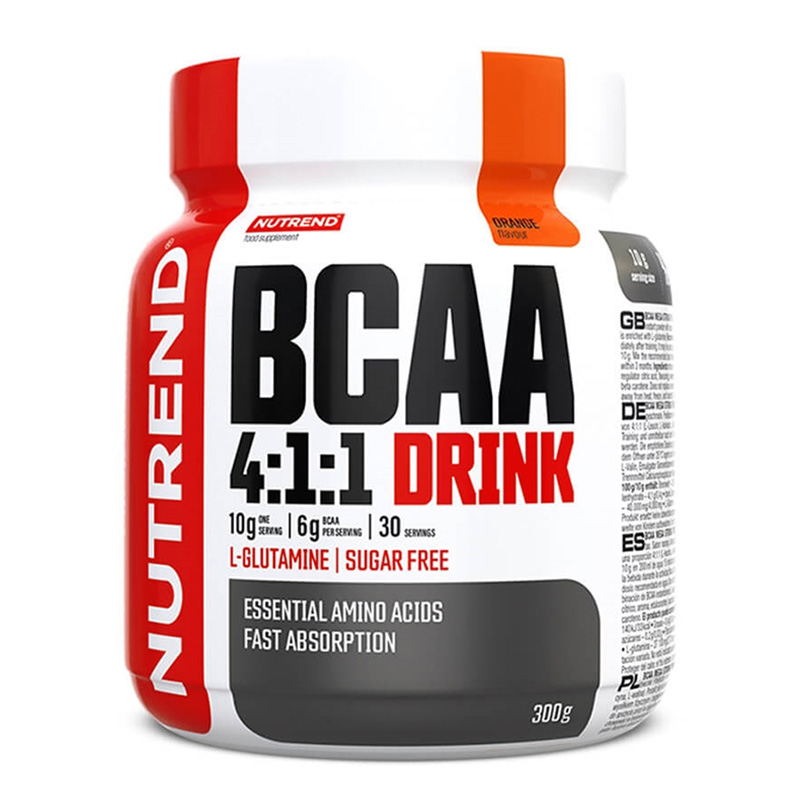 Nutrend BCAA 4:1:1 Drink 300 G - Orange Best Price in UAE