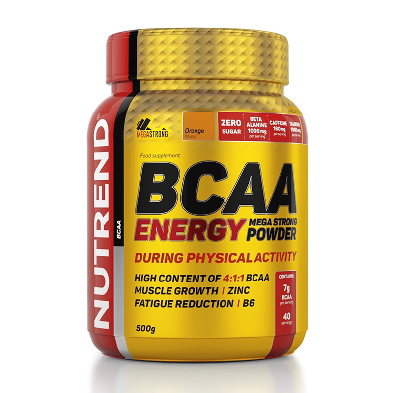 Nutrend BCAA Energy Mega Strong Powder 500G