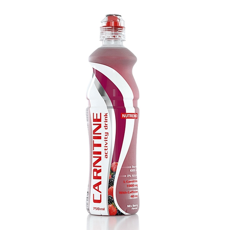 Nutrend Carnitine Activity Drink With Caffeine 750 ml - Mix Berry