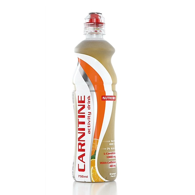 Nutrend Carnitine Activity Drink With Caffeine 750 ml - Orange Best Price in UAE