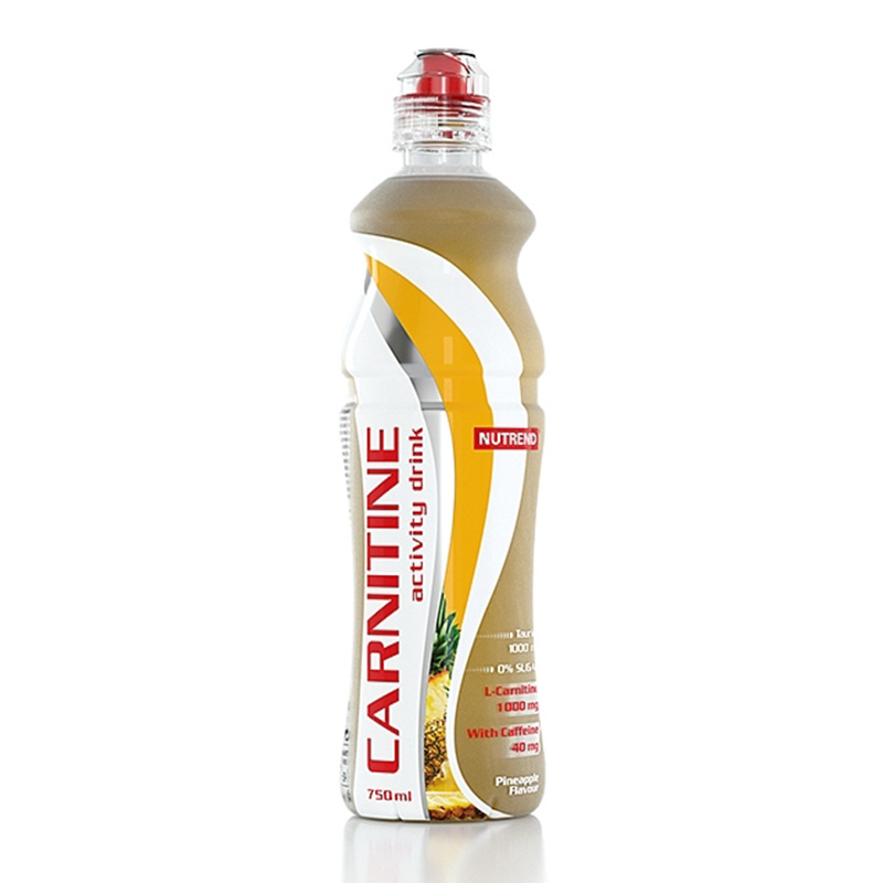 Nutrend Carnitine Activity Drink With Caffeine 750 ml - Pineapple