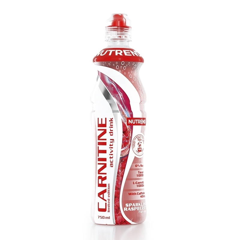 Nutrend Carnitine Activity Drink With Caffeine 750 ml - Raspberry Best Price in UAE